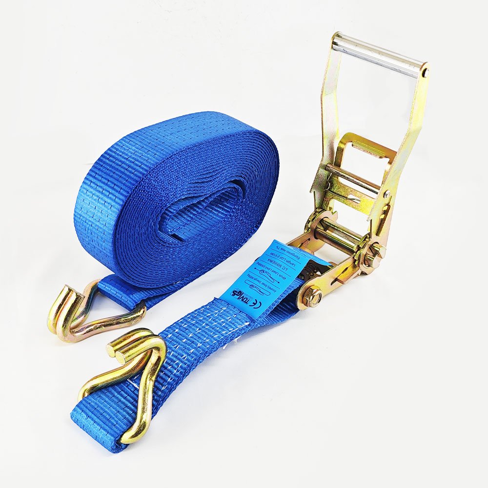 25mm 1 inch Ratchet Buckle Nylon Cargo Tie Down Lashing Truck Strap