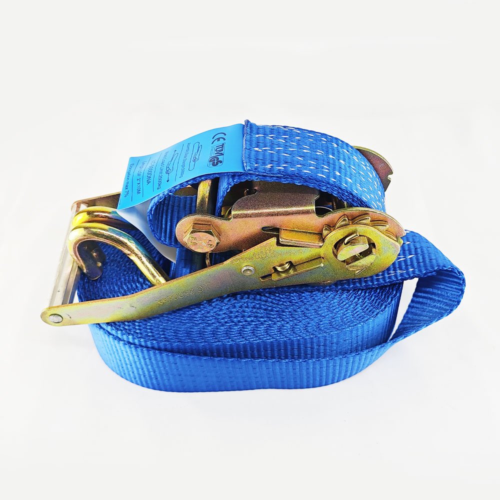 25mm 1 inch Ratchet Buckle Nylon Cargo Tie Down Lashing Truck Strap