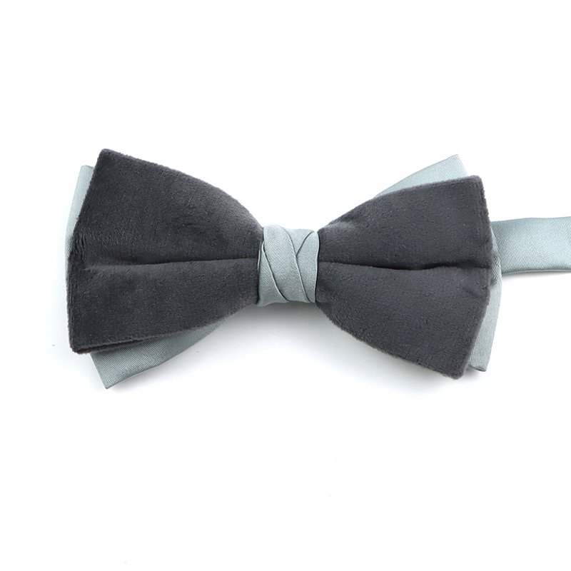 Available men's double bow tie British fashionable necktie wedding banquet professional bow tie business bow tie