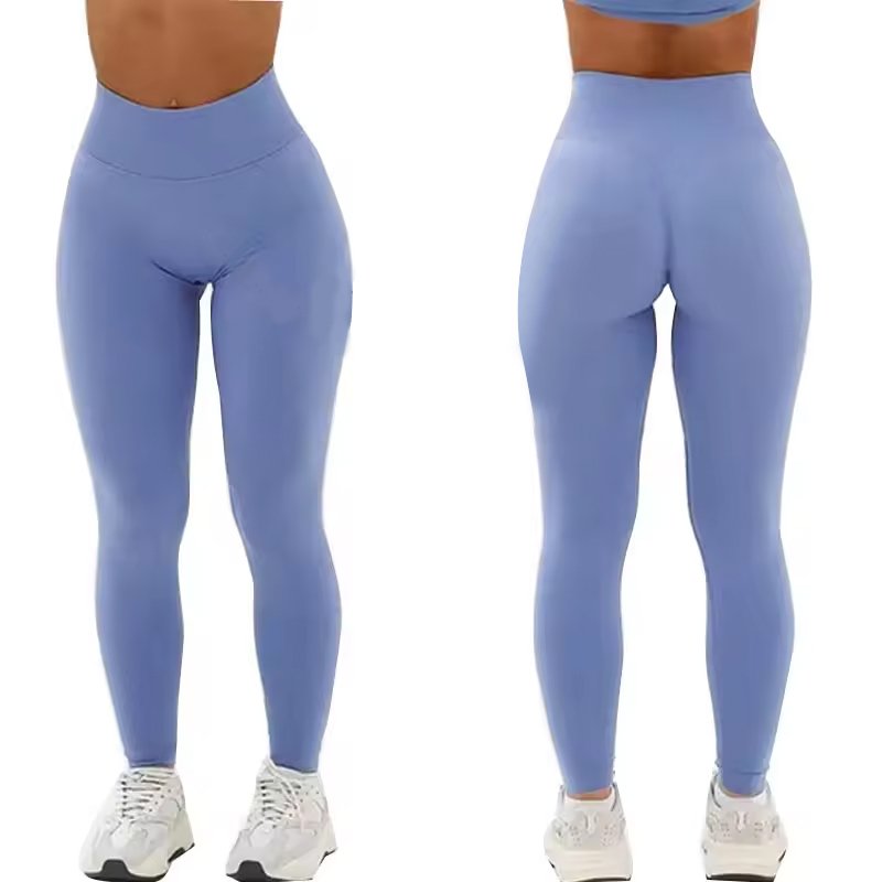 Factory direct sales V Back Leggings Tight Yoga Pants High Waist Push Up Yoga Leggings For Women