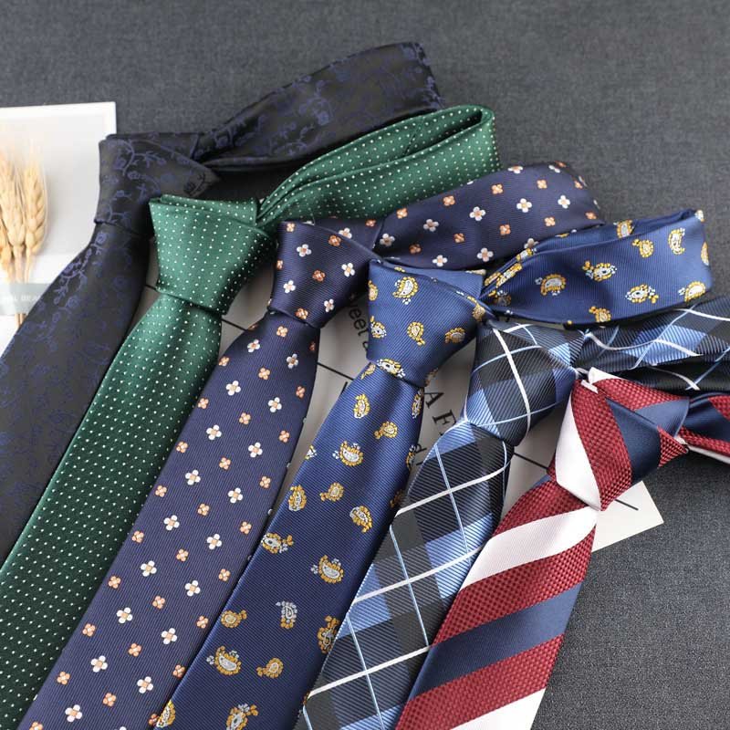 Fashion Classic Business Men's Tie Custom Stripe Necktie 100% Polyester Woven Men's Tie