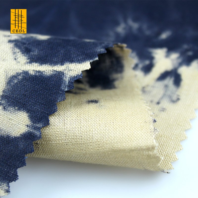 Comfortable and Breathable Tie Dyed Fabric for Spring Summer T-Shirt Dress