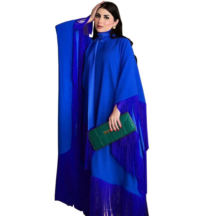 2024 Dubai Turkey Latest Fashion Black Mini Order 1 3 5 Pieces Turkish Women Muslim Dress Long Modest Closed Abaya With Pockets