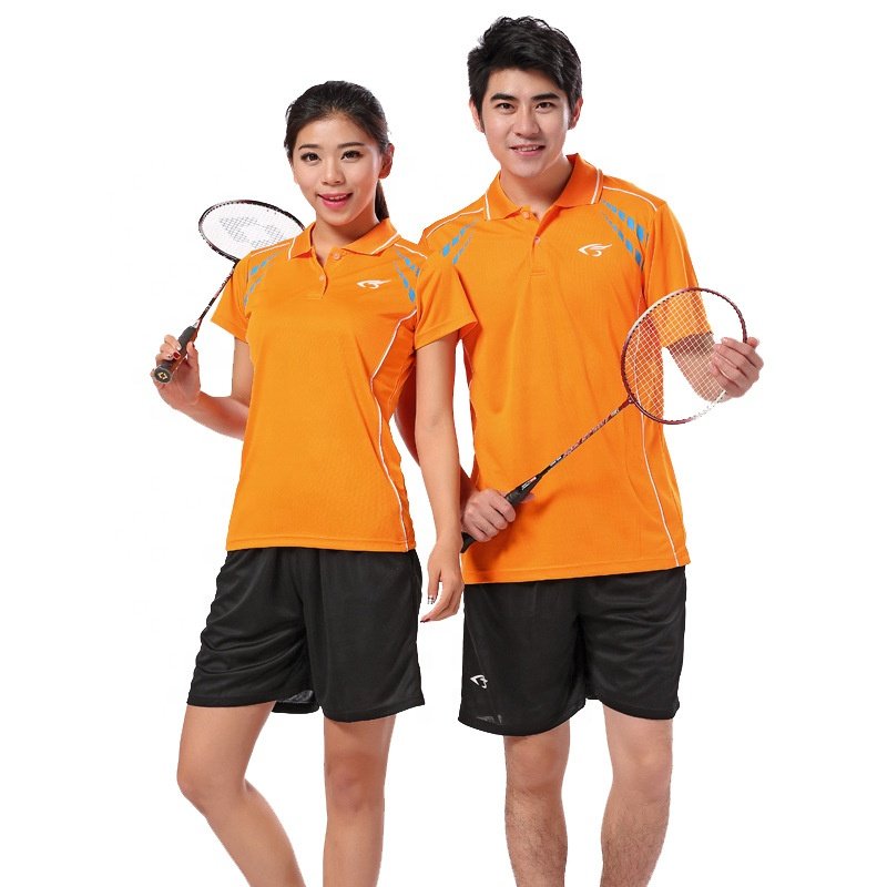 Top Quality Team Table Tennis Jersey Quick Dry Breathable Fabric Of Man Tennis Shorts and Woman Tennis Skirts