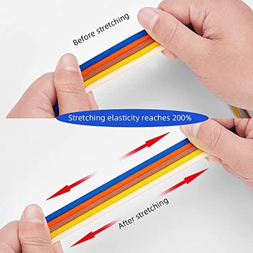 Elastic No Tie Shoe Laces Stretch Tieless Shoelaces for Adults and Kids Sneakers Shoe Strings RYTX