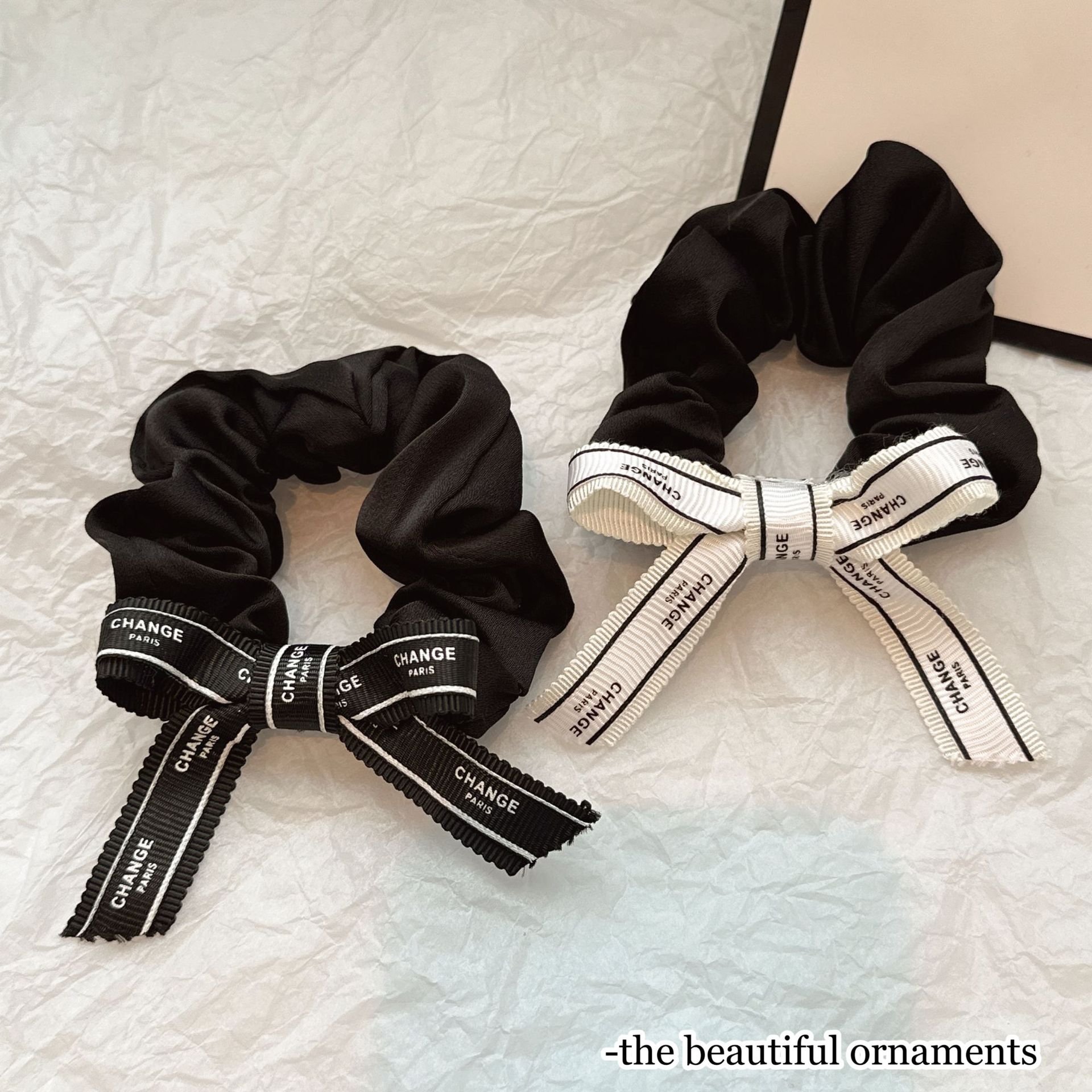 New Pearl Large Hair Rope Candy Color Rubber Band Ties Hair ScrunchiesHair Rope Candy Color Rubber Band Simple Hair Scrunchies