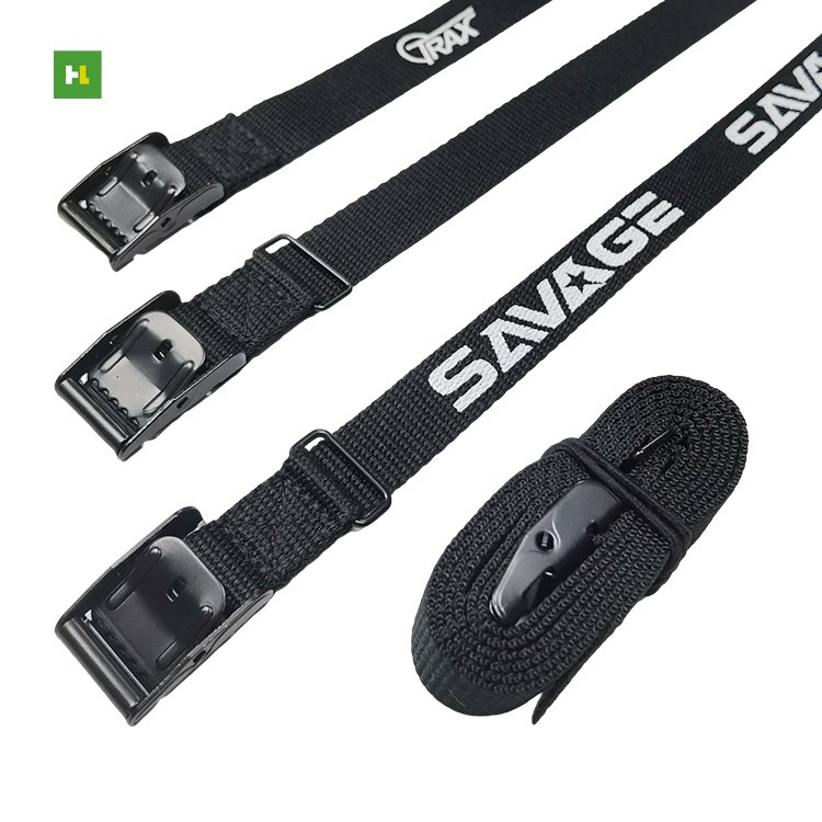 Custom Printed Logo 20mm/25mm Cam Buckle Ratchet Tie Down Straps