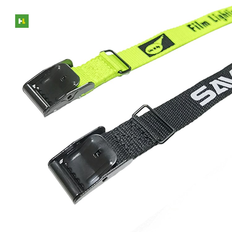 Custom Printed Logo 20mm/25mm Cam Buckle Ratchet Tie Down Straps