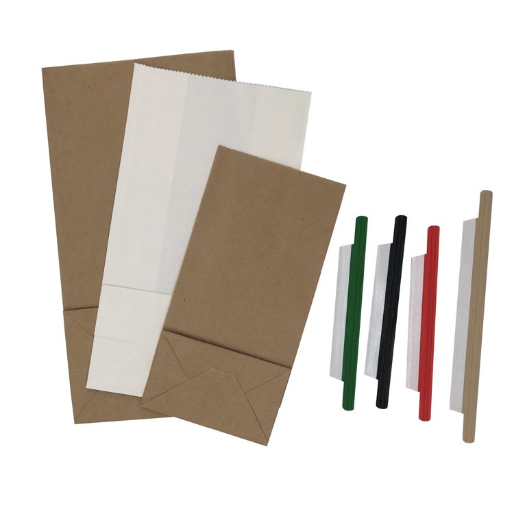 Kraft Paper Bag Candy Biscuit Popcorn Bag for Packing Pouch Pastry Tool Wrapping Wedding Party
