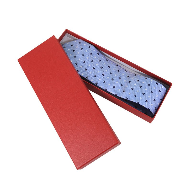 China Latest Fashion Low Moq Man Woven 100% Silk Neck Tie Sets With Box and LOGO