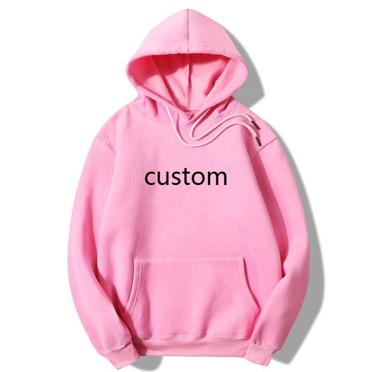 Custom Women Plus Size Hoodies Jackets Loose Casual Long Sleeve Pullover Sweatshirts