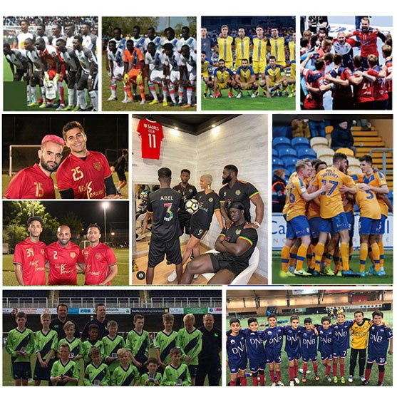 Luson Wholesale Price Soccer Wear Men Custom Design Sublimation Print Soccer Training Tracksuit Football Soccer Jersey Set