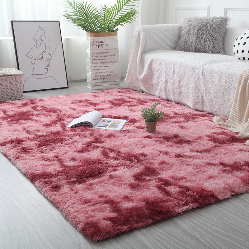 Good Quality Bedroom Living Room Carpet for Bedside Coffee Table Sofa Home Luxury Area Prayer Anime Rug with Tie Dye Gradient