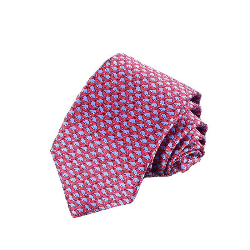 boys cartoon 7 Fold 100 silk ties animal print neckties china
