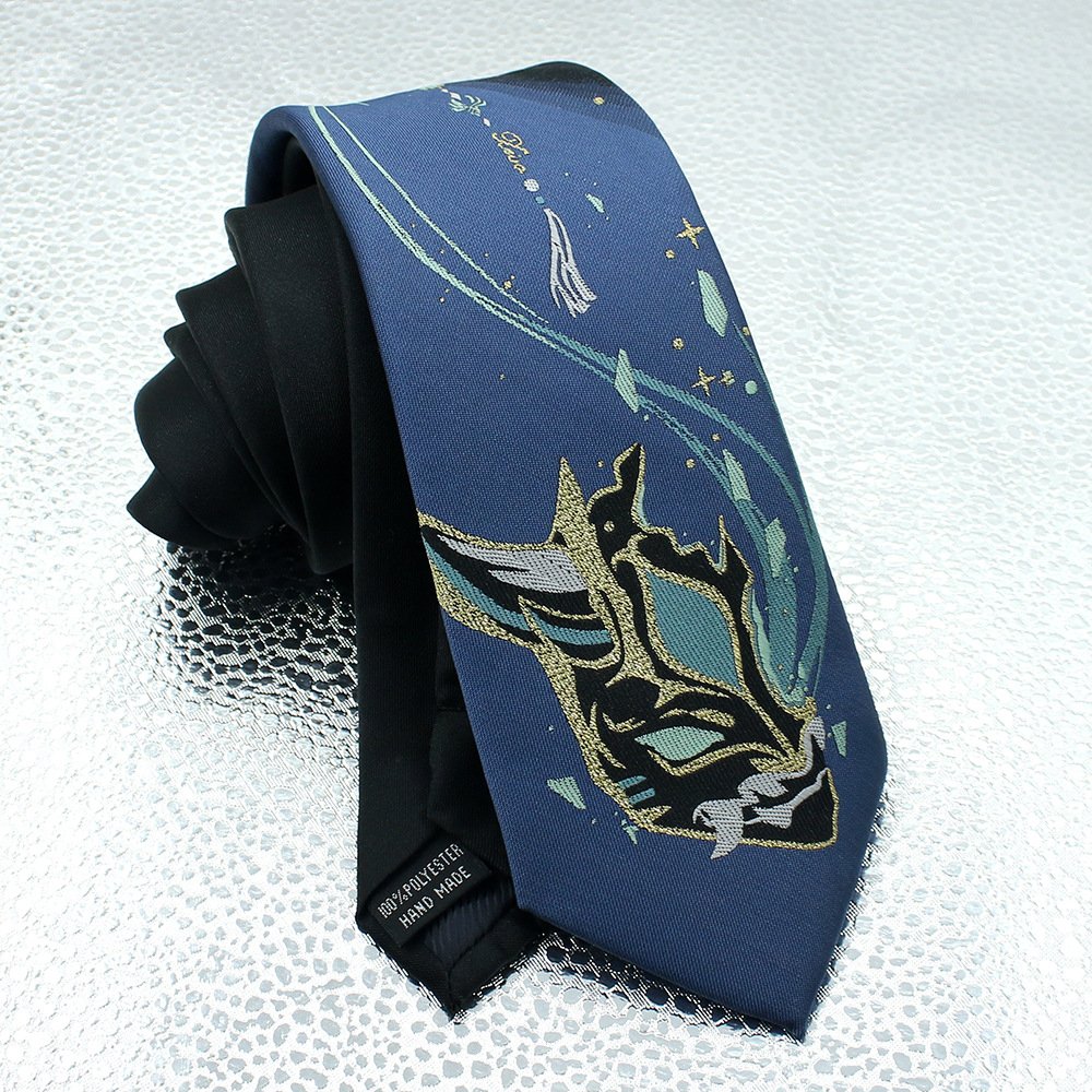 Genshin Impact Venti Xiao Zhong Li Wanderer cartoon collect Anime tie cosplay prop decoration anime show coser