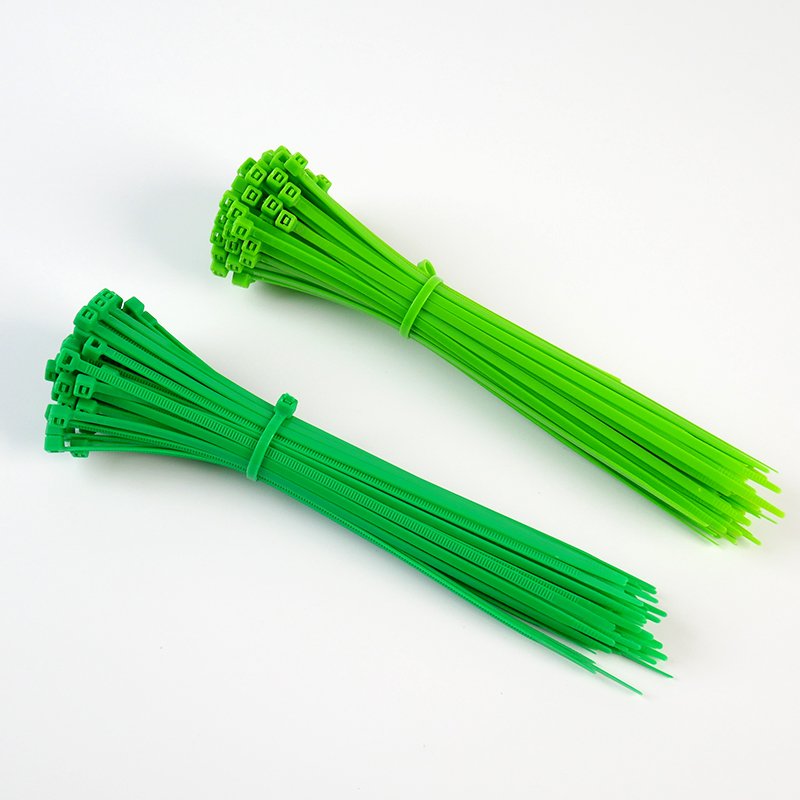 Wiring Accessories Factory Directly Green Nylon 66 Cable Ties cable clamps