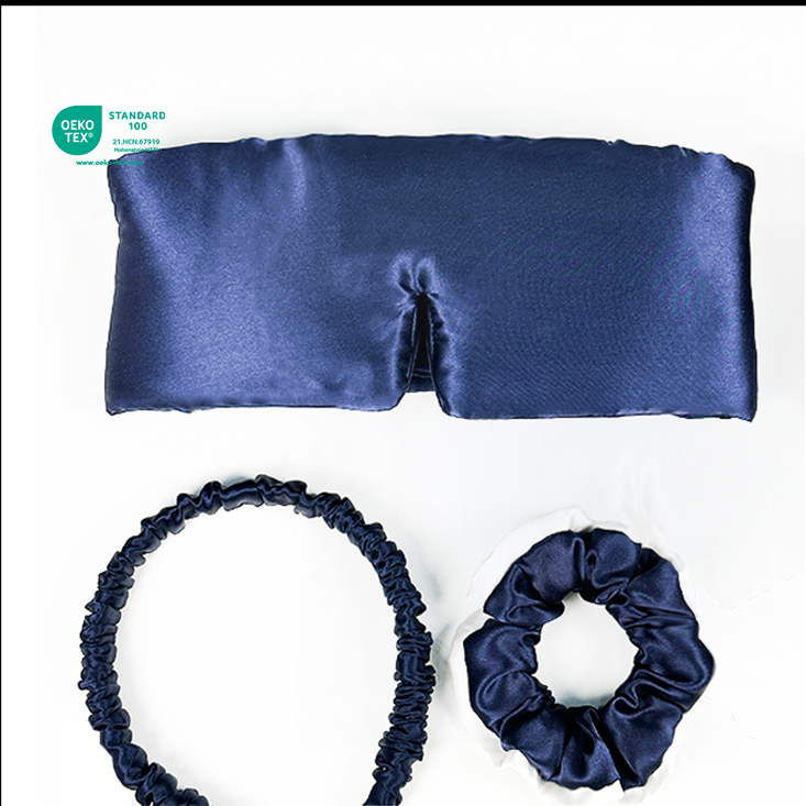Wholesale Sleep Kit Silk Eye Mask Pure Pillow Covers Summer Pure Silk Pillowcase Gift Set