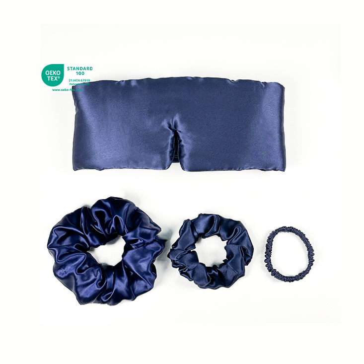 Wholesale Sleep Kit Silk Eye Mask Pure Pillow Covers Summer Pure Silk Pillowcase Gift Set