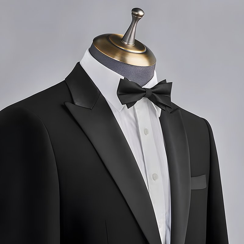 Formal Wear Bow Tie Elegant Adults Clothes Designer Navy Blue Bow Tie Men