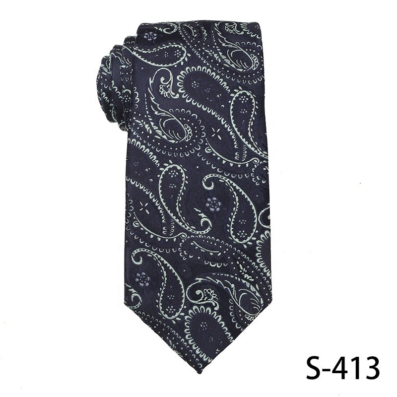 High Quality Mint Green Available Can Be Wearing For All Purpose Cheap Neckties Made In China Ties For Men Paisley and Dot
