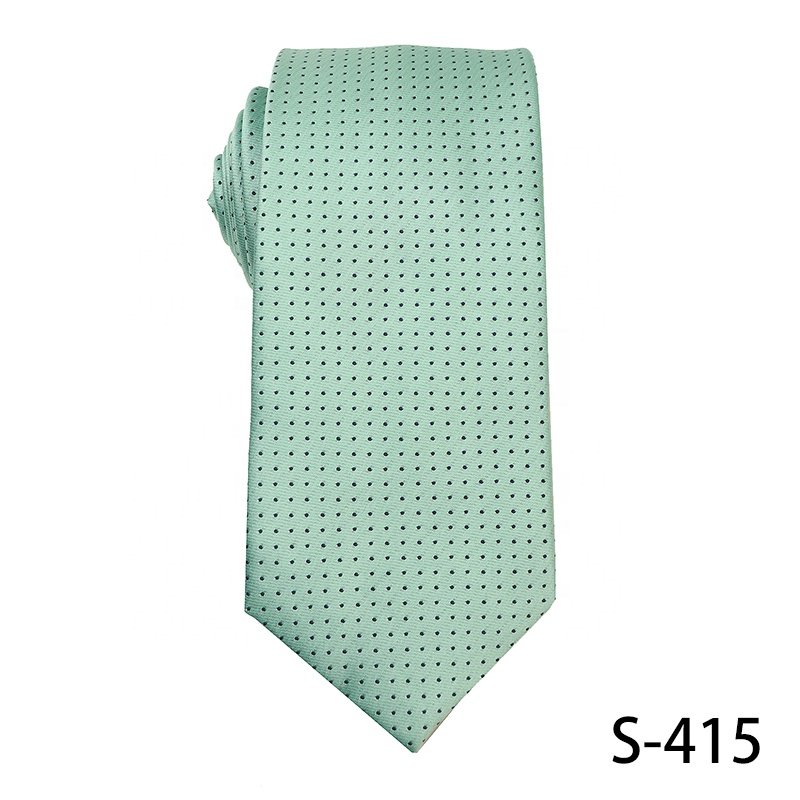 High Quality Mint Green Available Can Be Wearing For All Purpose Cheap Neckties Made In China Ties For Men Paisley and Dot