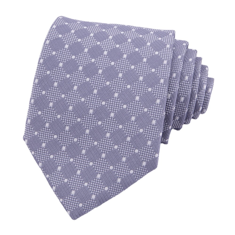 RunLin Factory Custom Wholesale Yarn Dyed Woven Jacquard Fabric Daily Formal Casual Handmade Customized Silk Ties
