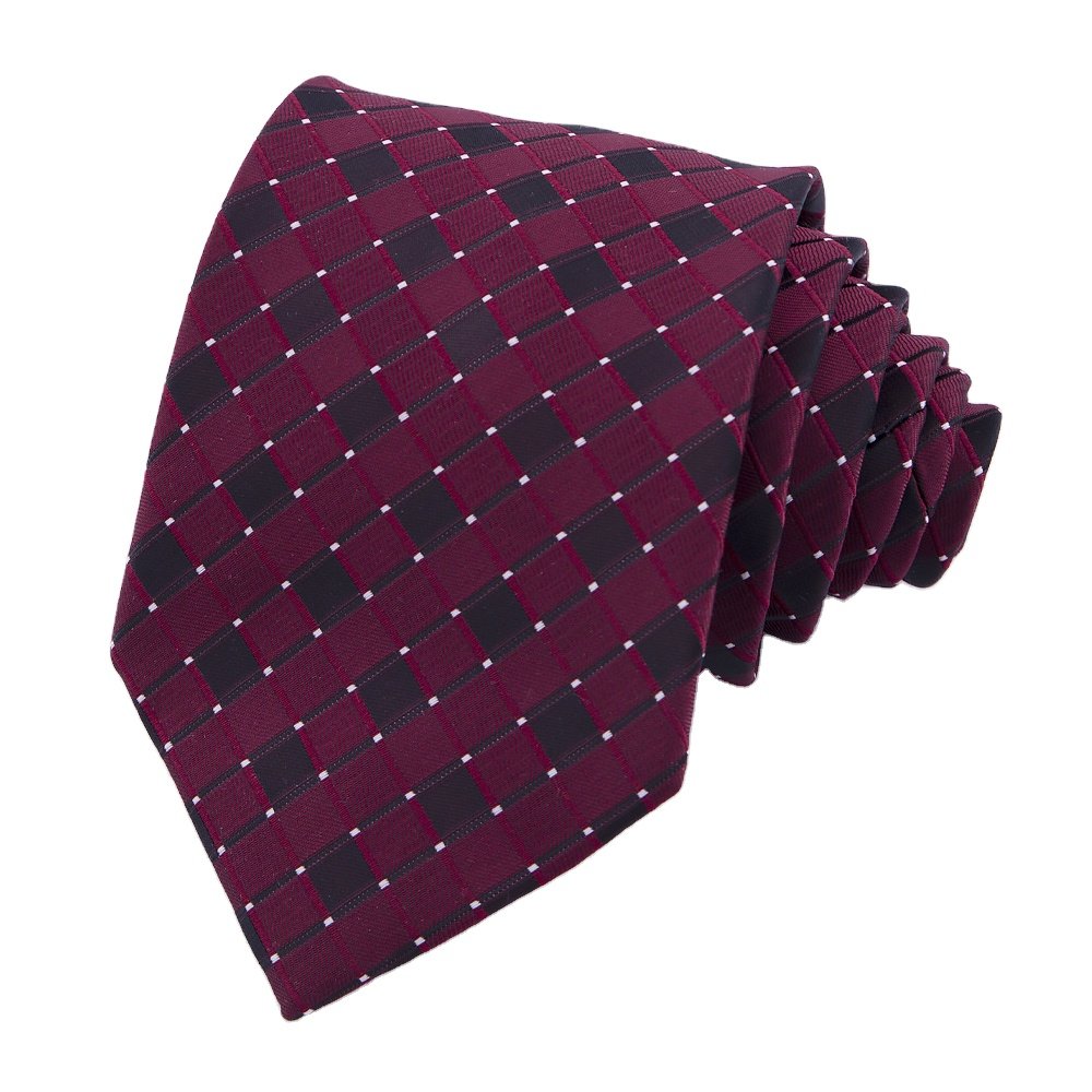 RunLin Factory Custom Wholesale Yarn Dyed Woven Jacquard Fabric Daily Formal Casual Handmade Customized Silk Ties