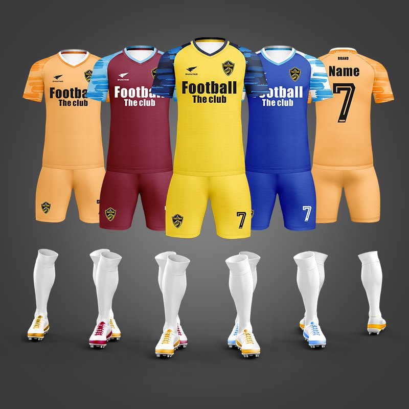 Short Soccer Shirt Style Rib Design Sublimation Loose Size Football Soccer Jersey,Youth Street Fashion Team Soccer Jersey Custom