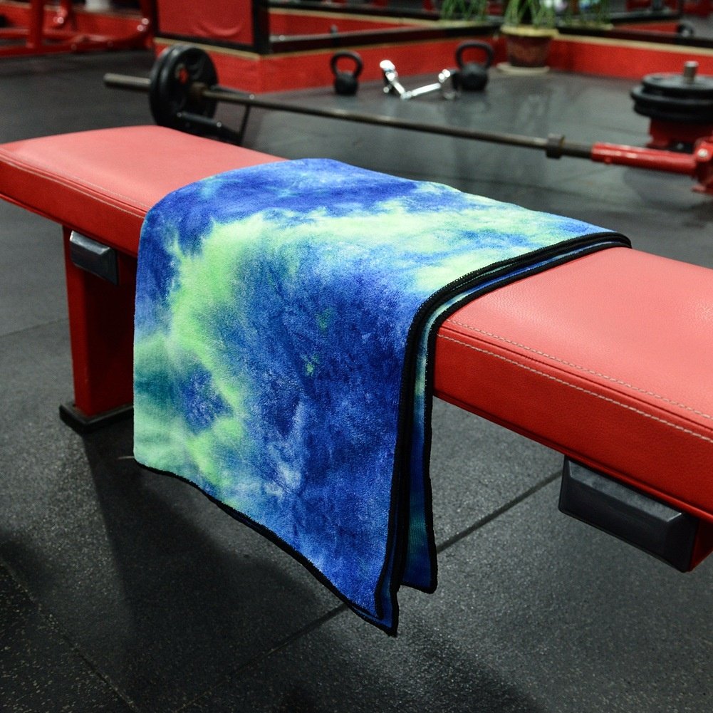Tie Dye Sports Towel Large Size Lightweight Custom Fast Quick Dry Travel Fitness Gym Towel