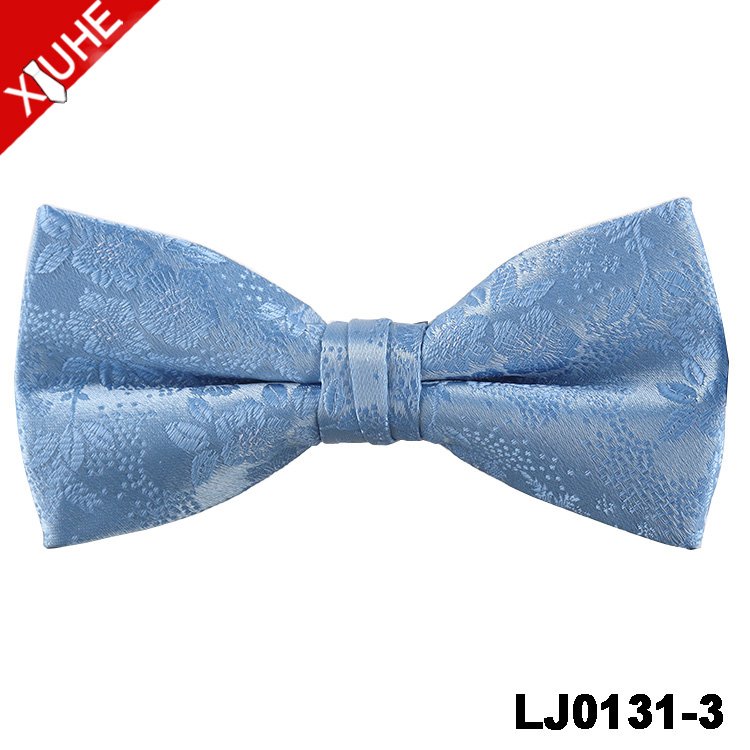 Cheap Bowties Paisley Custom Blue Green Adjustable Bowtie Solid Polyester Bow Tie For Men