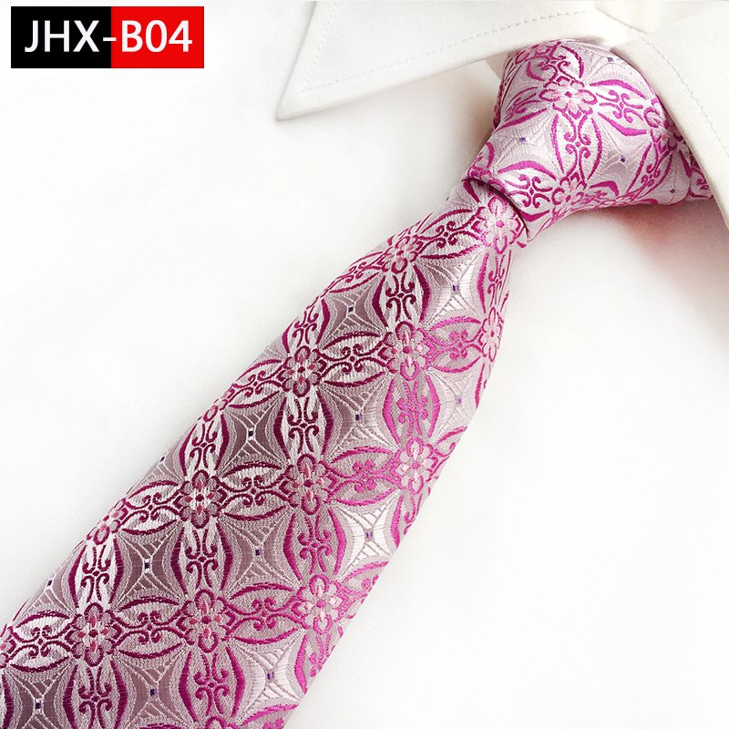 Chinese Style Red Wedding Tie 8cm Men's Fashion Neckties Festival Necktie
