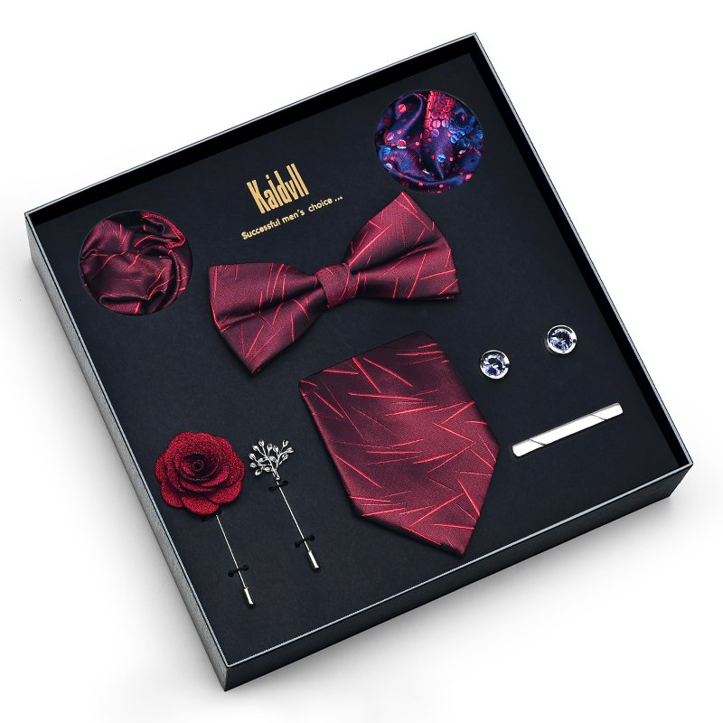 Luxury Tie Set Best Gift Men Bow Tie Paper Packaging Box for Tie