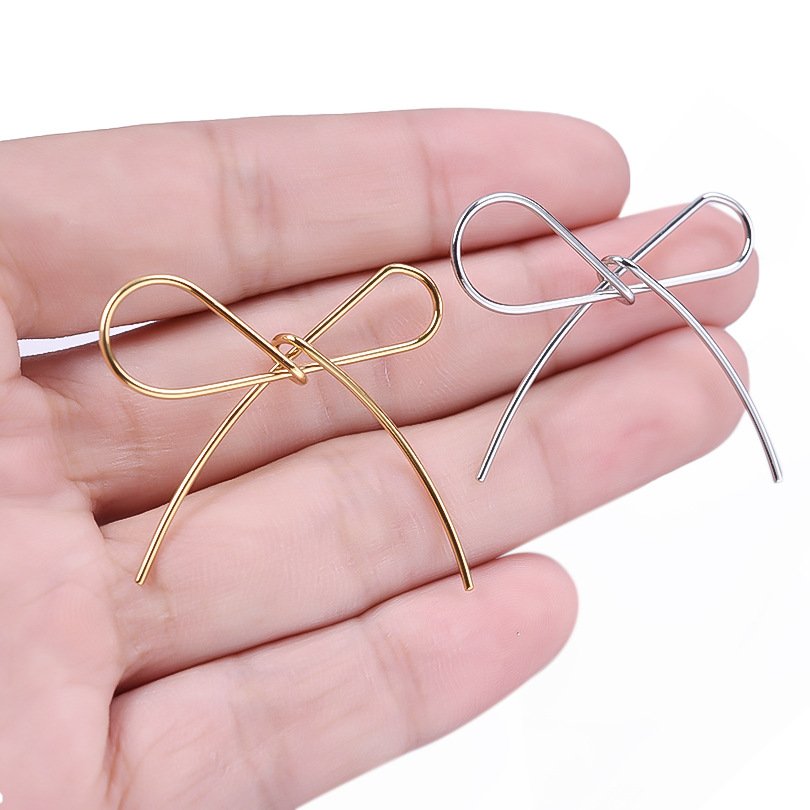 Bow Ribbon Pendants charm for diy bracelet necklace earrings Trendy Bow Jewellery Women