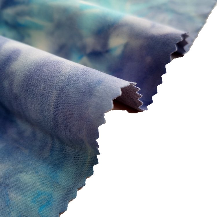 Hot sale OEM/ODM New Professional dty factory supplier jersey fabric Tie Dyed Brushed stretch single jersey