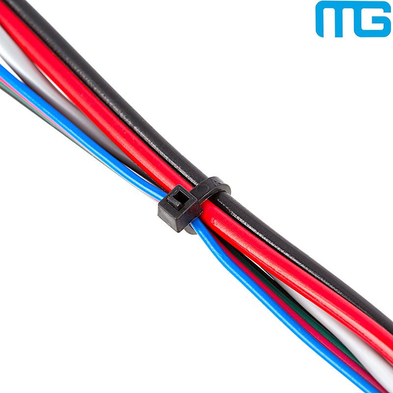 Multiple color options 7*550mm cable ties nylon 66 cable wire bundle