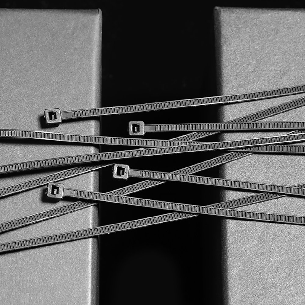 Best Selling Anti-slip Strong Durable Black White Custom Wire Wrap Plastic Nylon 66 Cable Tie