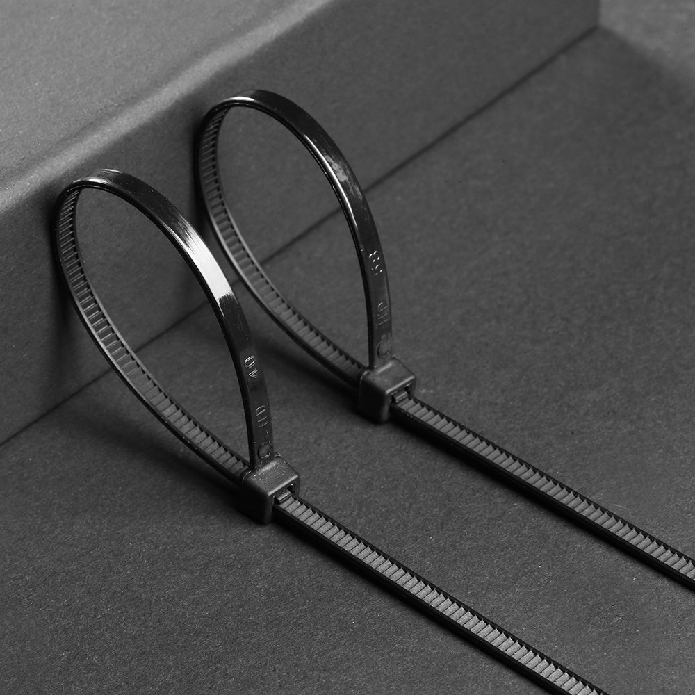 Best Selling Anti-slip Strong Durable Black White Custom Wire Wrap Plastic Nylon 66 Cable Tie