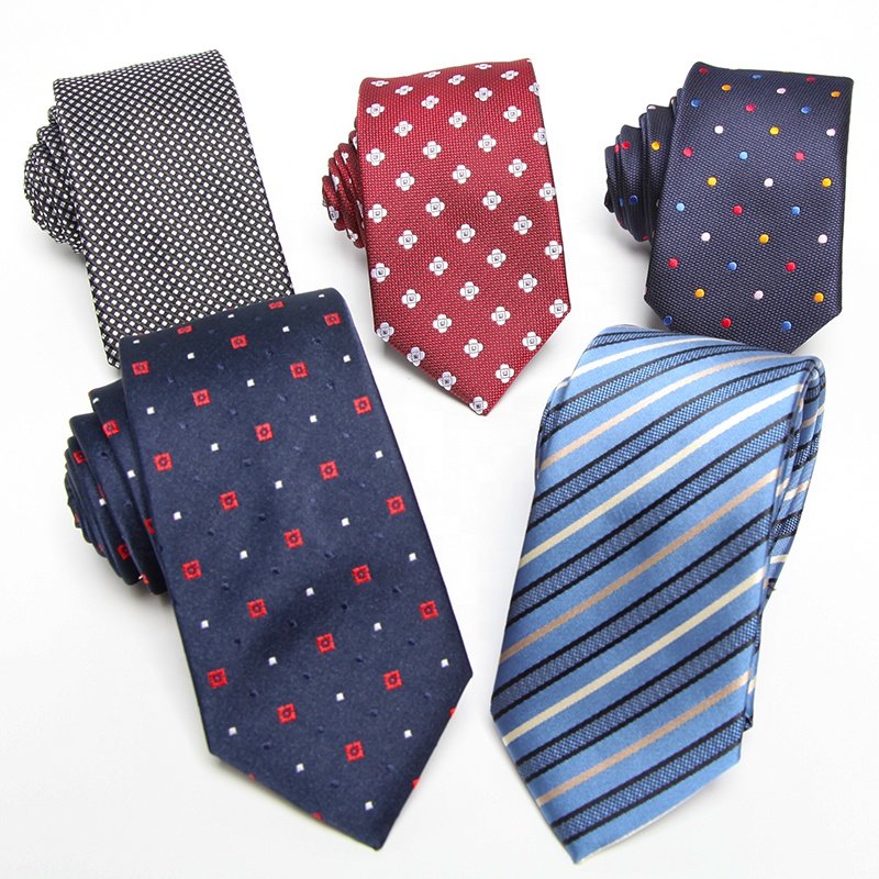 Necktie Neck Ties Tie Slim Business Polyester Men Gift Custom Ties