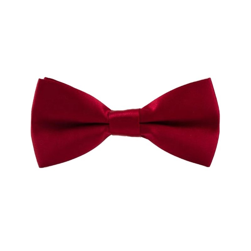 wholesale environmentally friendly fabric solid color bowties adjustable rpet polyester bow ties for men