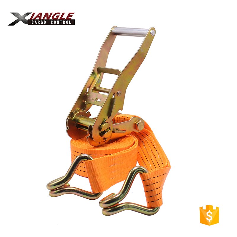 10m 5t Cargo Lashing Ratchet Strap Truck Tie Down Wire Hooks Transport Belt Straps