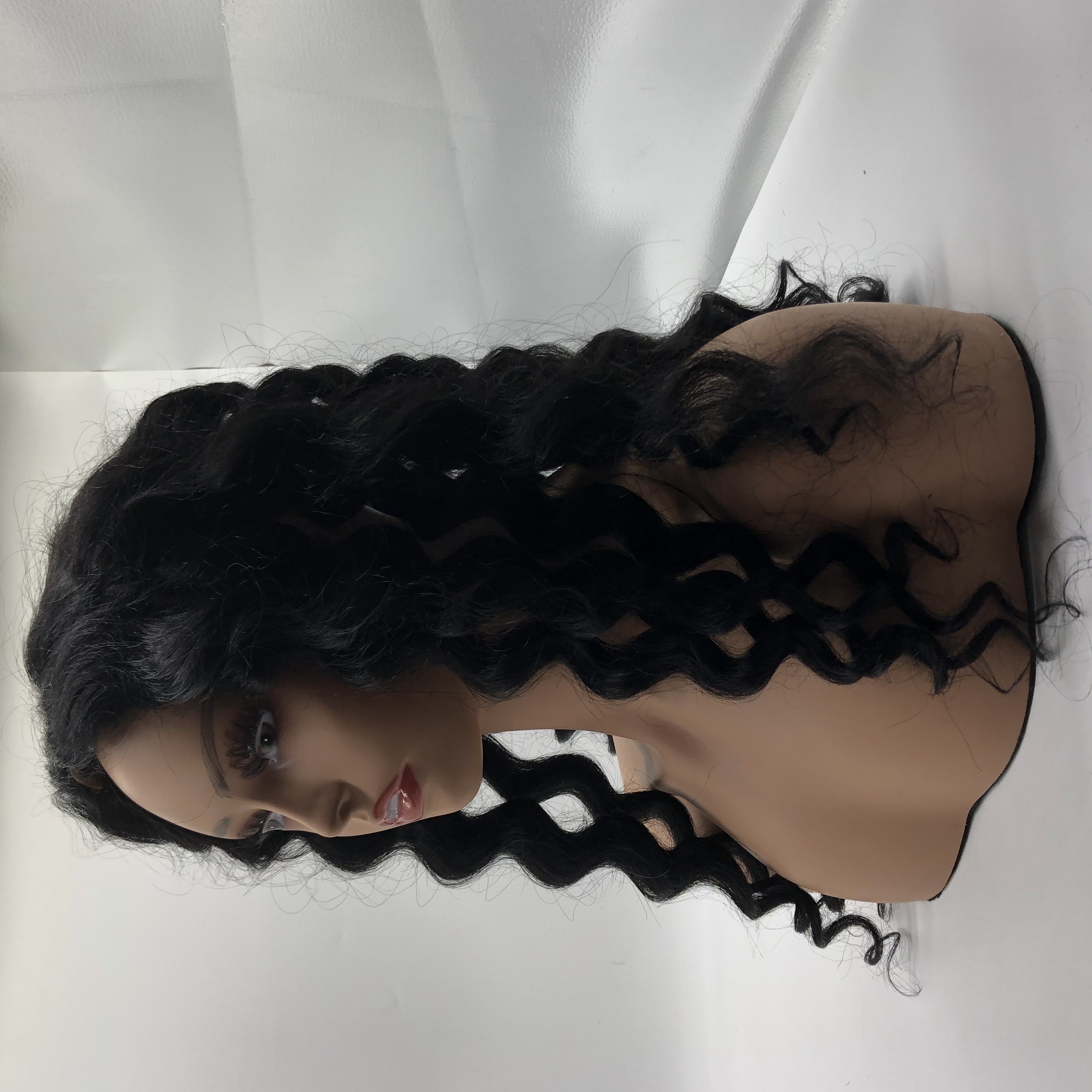 Custom Natural Hairline Silk Base Mesh Base Women Toupee Human Hair