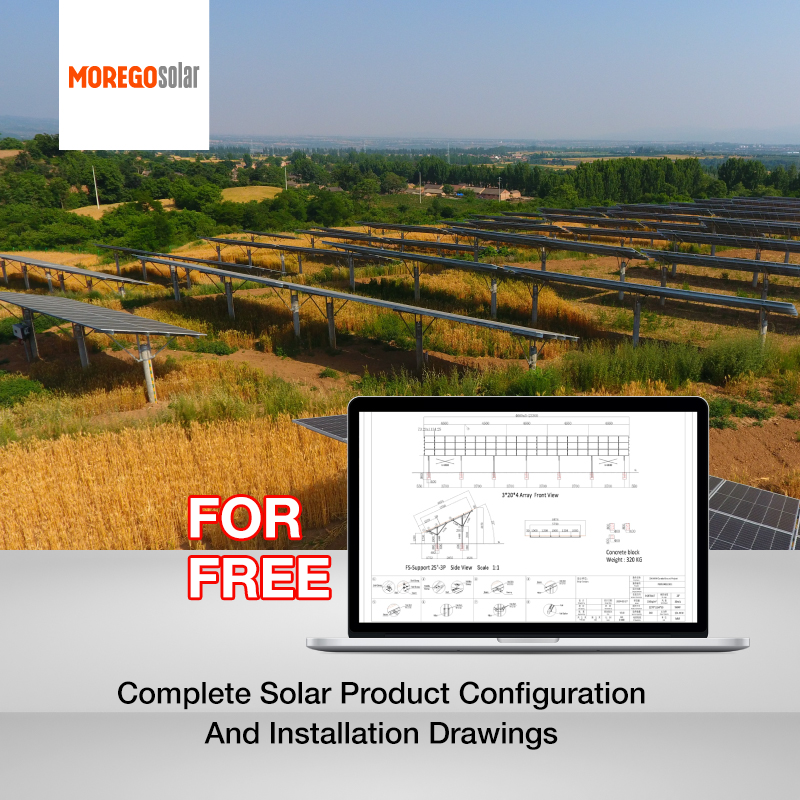 Moregosolar complete home solar system 20KW 25KW 30KW 40KW solar panel system floating for sale