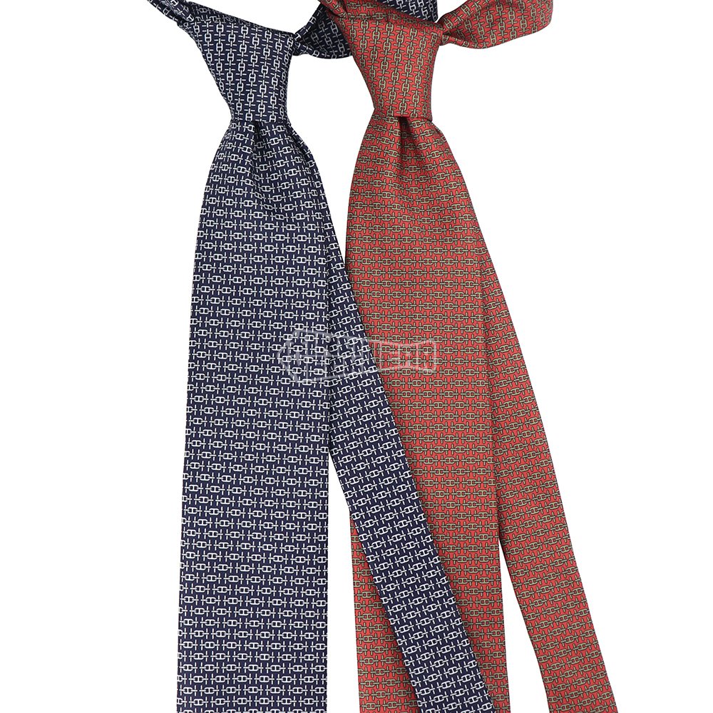 Embroidered Digital Chain Printed Necktie Logo Custom Casual Style Designer Men Tie For Men Luxury