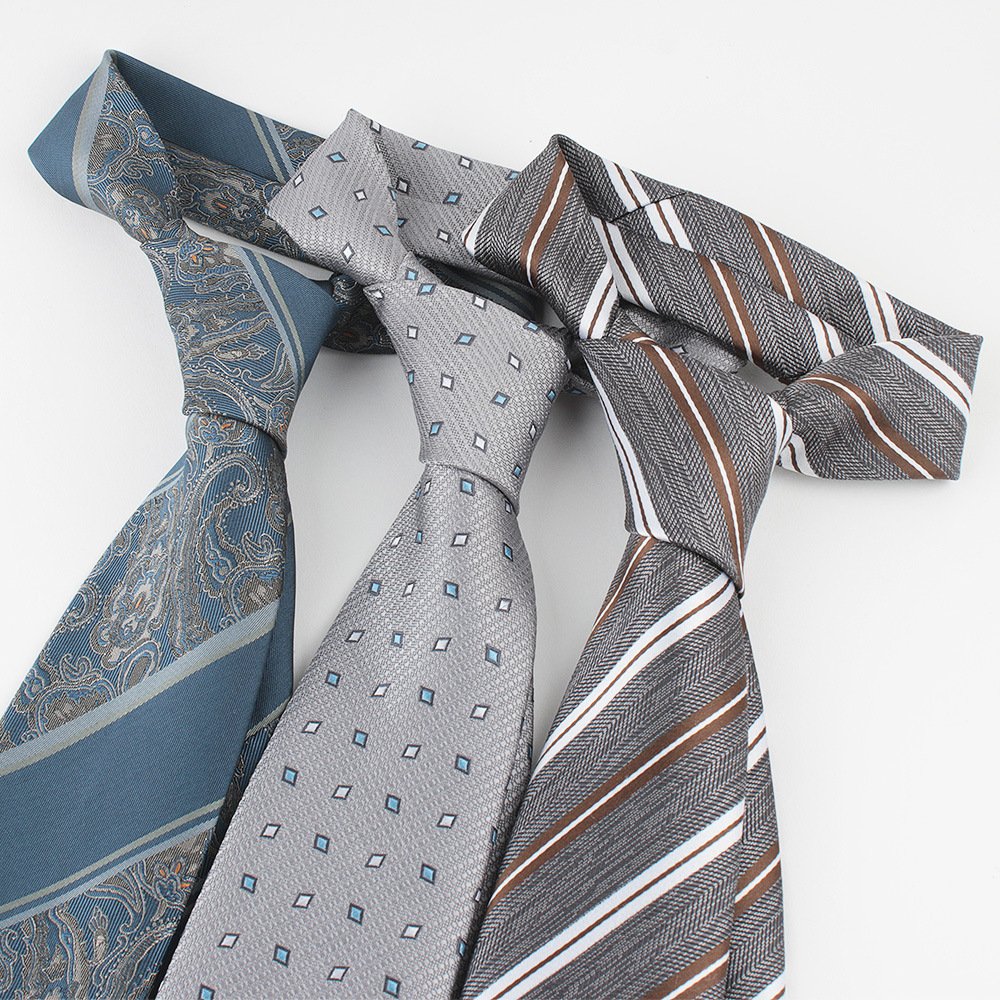 Brand New Microfiber Casual Neckties Men Various Necktie Styles-Plaid Stripe Paisley Jacquard Solid Colors Formal Casual Gift