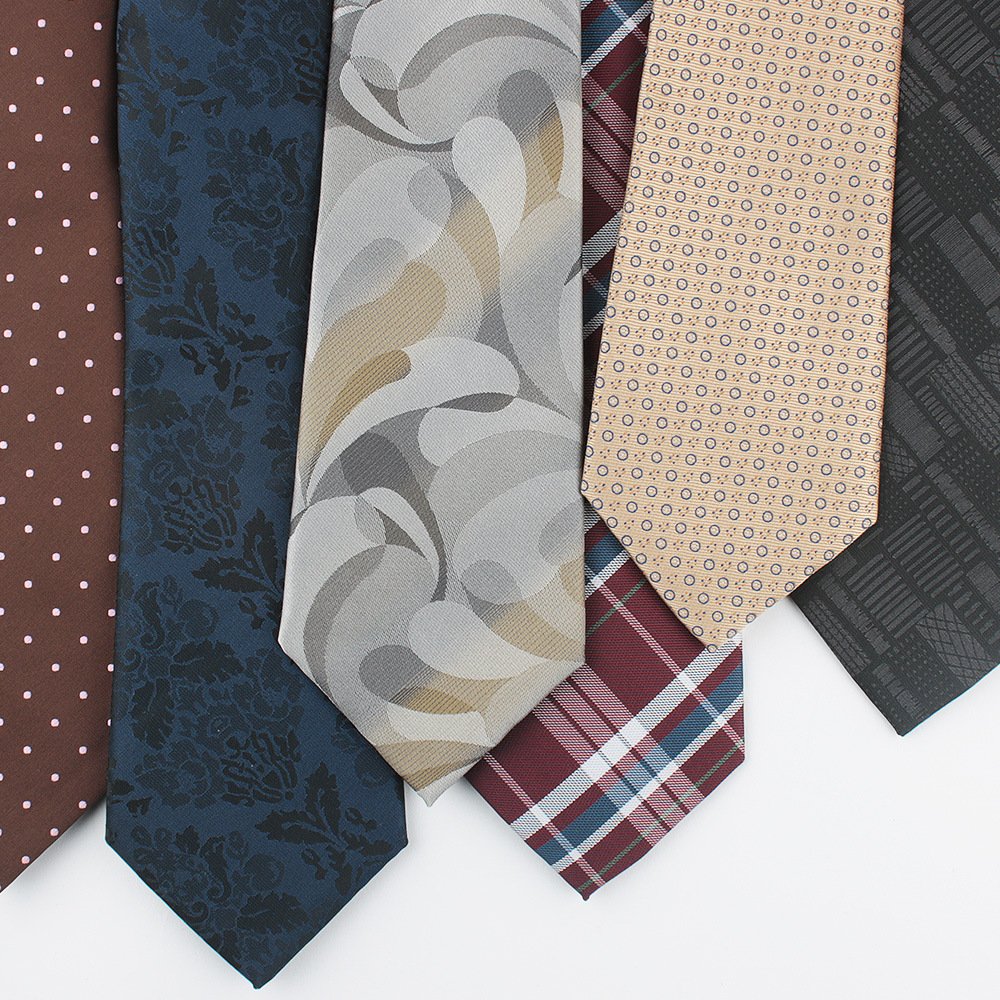 Brand New Microfiber Casual Neckties Men Various Necktie Styles-Plaid Stripe Paisley Jacquard Solid Colors Formal Casual Gift