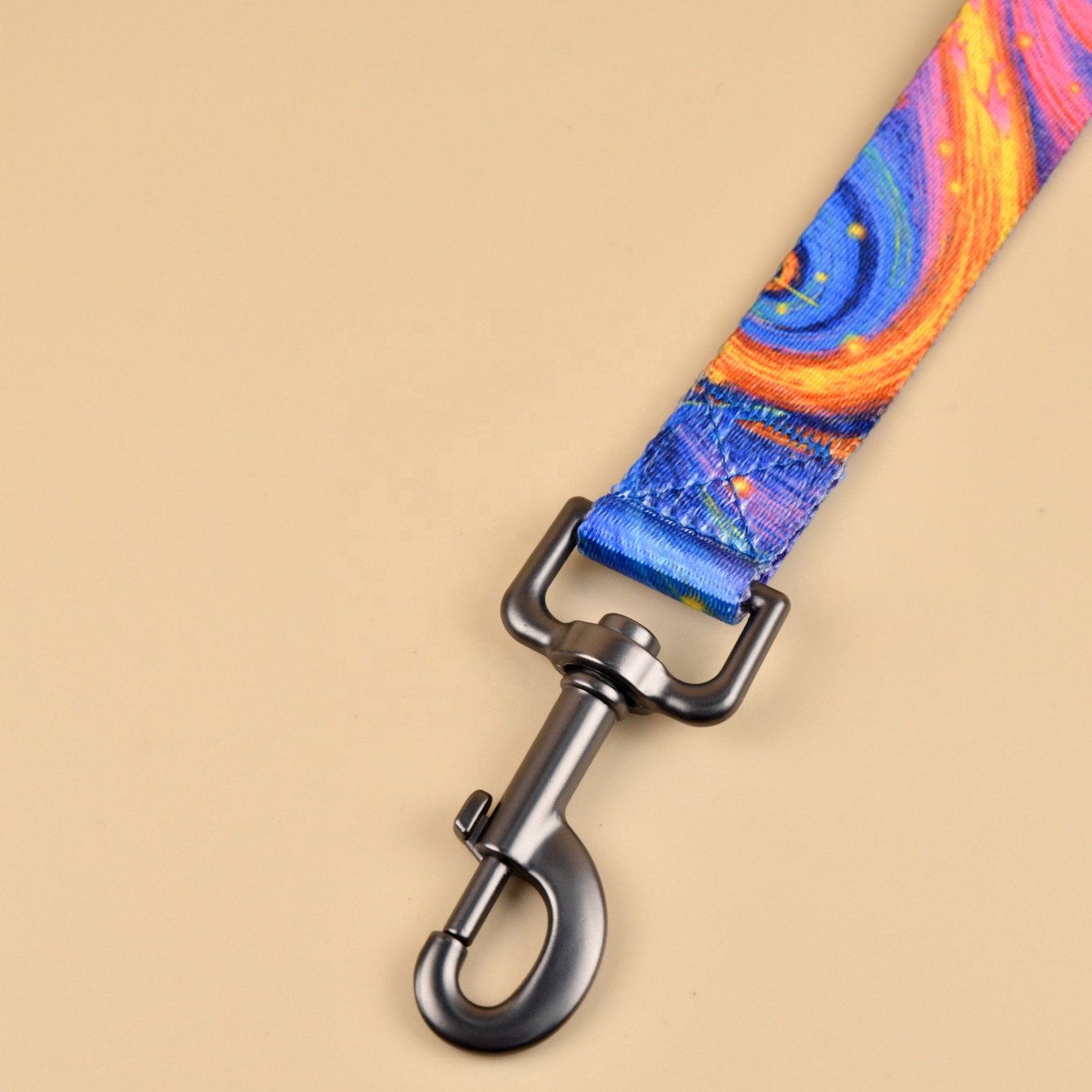 MIDEPET Custom Pattern LOGO Accept Low MOQ Accept Beautiful Print Adjustable Pet Leashes Leads For Big Medium Small Dogs