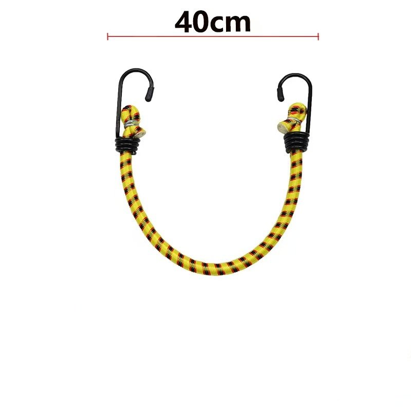 Premium Bungee Cords Hooks 24 Inch Extra Strong Elastic Cord Outdoor Weatherproof Tarp Covers Canvas Canopies Cargo Motorcycle