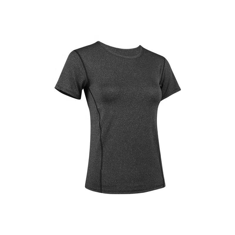 Wholesale Mesh Quick Dry Breathable Moisture Wicking Sport T-Shirt Custom Made Women Gym Yoga Training T-Shirt