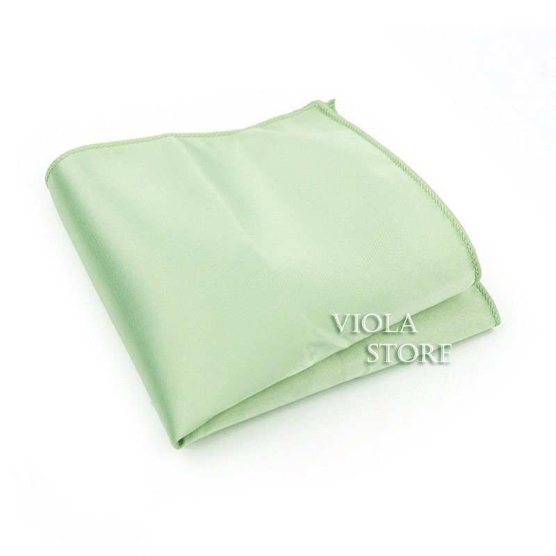 Hot Light Color Pink Green Blue 22cm Solid Pocket Square Polyester Handkerchief Wedding Party Suit Tie Hankie Men Gift Accessory