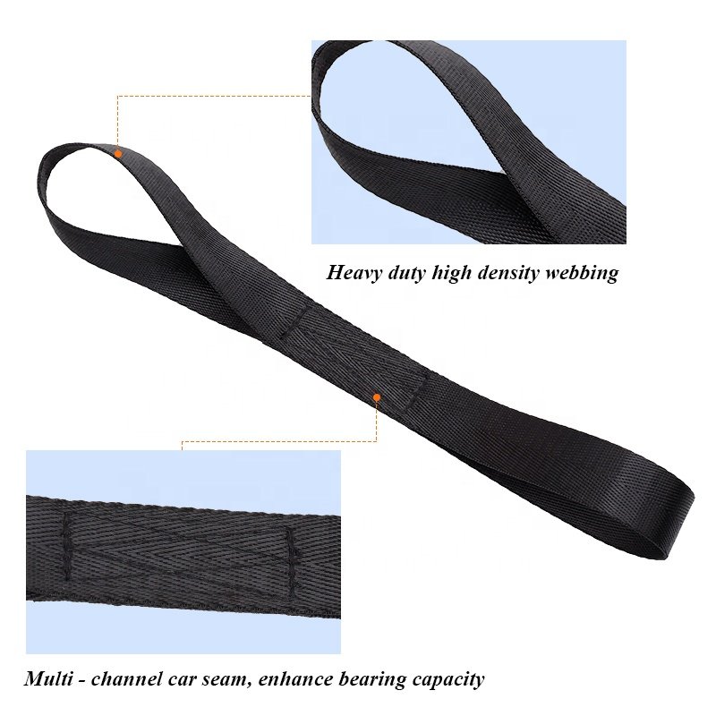 Cargo Soft Loop Tie Down Straps Reusable Tie Down tape for Motorcycle
